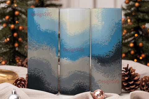 Sky & Concrete 20oz Tumbler Wrap Sublimation DesignSVG 