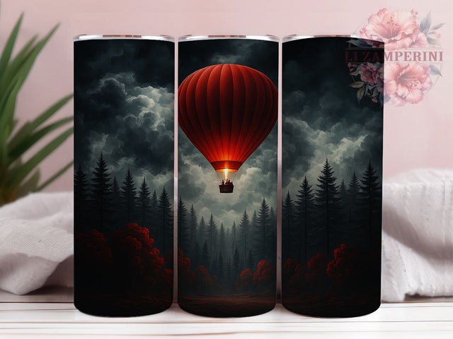 Sky Journey Balloon Festival Tumbler, Adventure Travel Cup, Sky Journey Design, Wanderlust Present, Air Travel Gift, Flying Adventure Cup, Balloon Lover Tumbler Sublimation Li Zamperini 