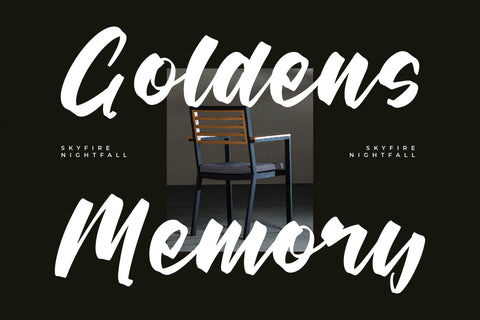 Skyfire Nightfall - Handwritten Script Font Font Letterena Studios 