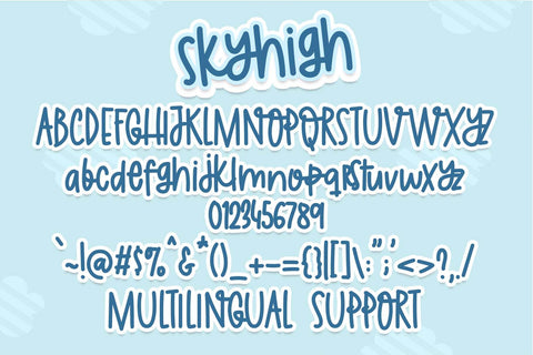 Skyhigh Font Font Dm Letter Studio 