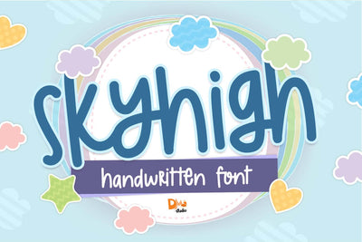 Skyhigh Font Font Dm Letter Studio 