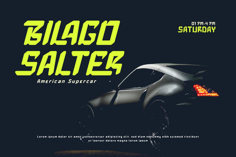 Slaxing - Sporty Display Font Font twinletter 