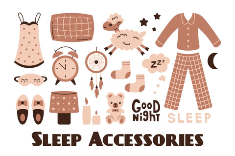 Sleep Accessories Illustrations Sublimation Rin Green 