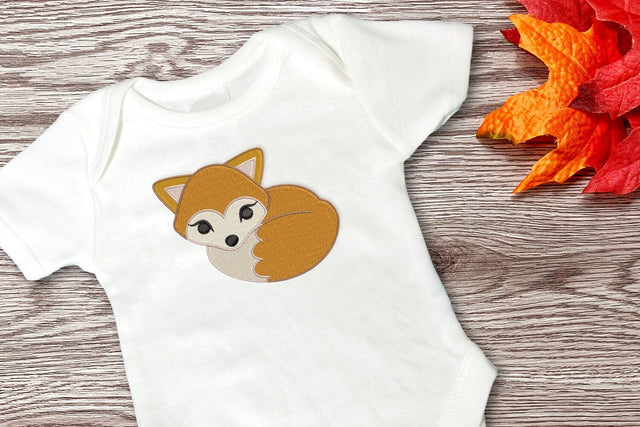 Sleeping Fox Mini Embroidery Embroidery/Applique DESIGNS Risa Rocks It 