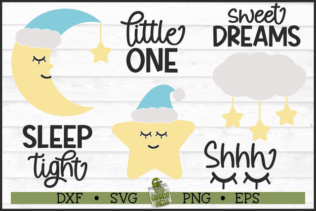 Sleepy Baby SVG Files SVG Crunchy Pickle 