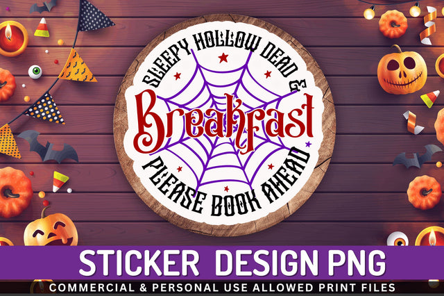 Sleepy hollow dead & Stickers Design Sublimation Regulrcrative 