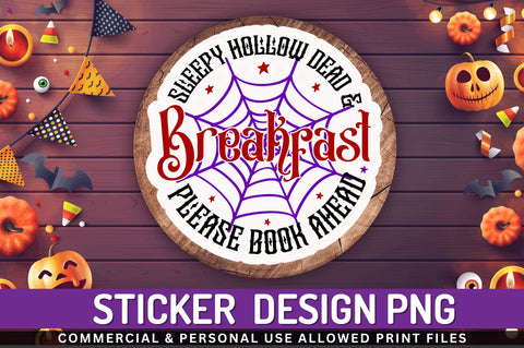 Sleepy hollow dead & Stickers Design Sublimation Regulrcrative 