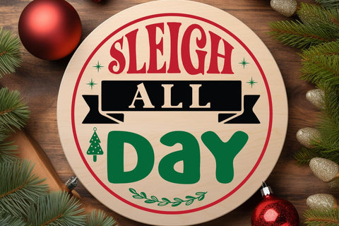 Sleigh all day SVG Angelina750 