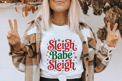 Sleigh Babe Sleigh SVG Angelina750 