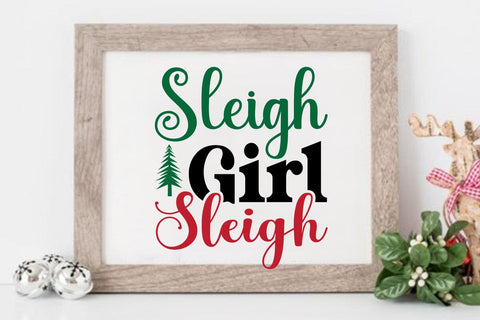 Sleigh Girl Sleigh SVG Angelina750 