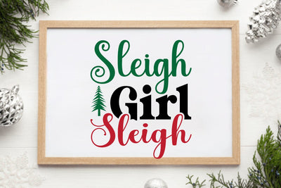 Sleigh Girl Sleigh SVG Angelina750 