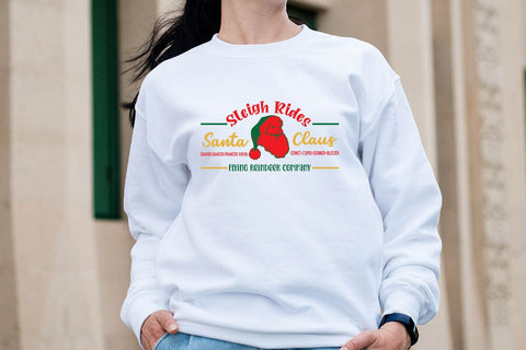 sleigh rides santa claus dasher dancer prancer vixen comet cupid donner blitzer flying reindeer company SVG Angelina750 