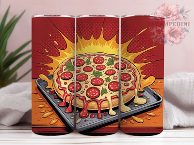 Slice Life Pizza Lover Tumbler, Food Lover Cup, Italian Food Design, Pizza Fan Present, Foodie Gift Tumbler, Pizza Life Cup, Restaurant Worker Gift Sublimation Li Zamperini 