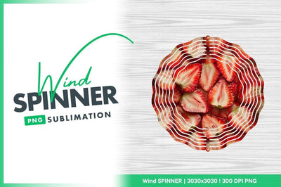 Sliced Strawberries Circle Round Fresh Delicious Fruit Sublimation Regulrcrative 