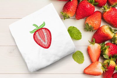 Sliced Strawberry Mini Embroidery Embroidery/Applique DESIGNS Risa Rocks It 