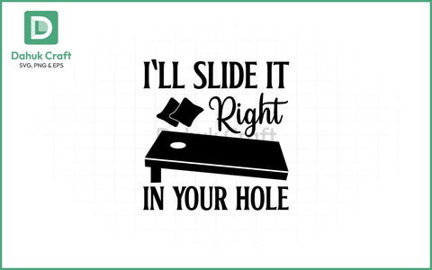 Slide It In SVG – Cornhole Humor Slide It In SVG PNG & EPS V21 SVG dahukdesign 