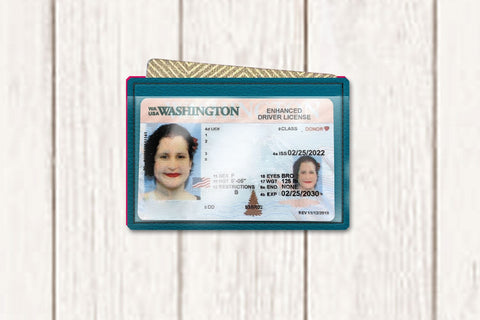 Slim Card Holder Wallet with ID Pocket ITH Applique Embroidery Embroidery/Applique DESIGNS Risa Rocks It 