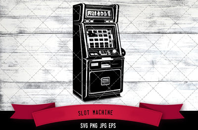 Slot Machine Vector Bundle - JPG, SVG, PNG, EPS - Digital Download with Commercial License for Cricut, Silhouette, Scan N Cut Crafting SVG Loveleen Kaur 