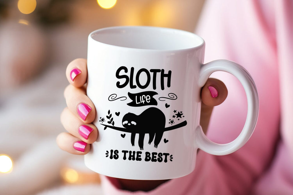 Sloth Life Is the Best I Funny Sloth Life SVG I Sloth SVG - So Fontsy