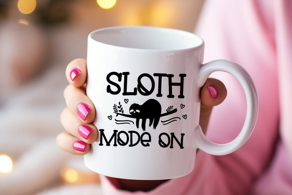 Sloth Mode On SVG I Funny Sloth Life SVG I Sloth Quote SVG - So Fontsy
