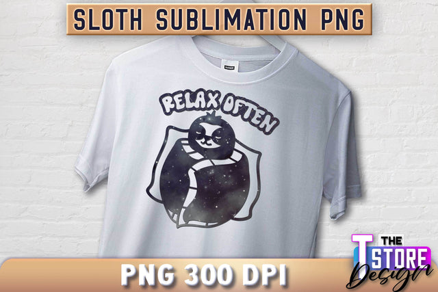 Sloth Quotes Sublimation | PNG Design | Lazy Design v.1 Sublimation The T Store Design 