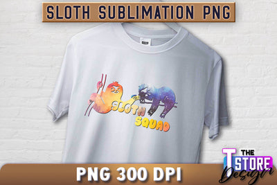 Sloth Quotes Sublimation | PNG Design | Lazy Design v.2 Sublimation The T Store Design 