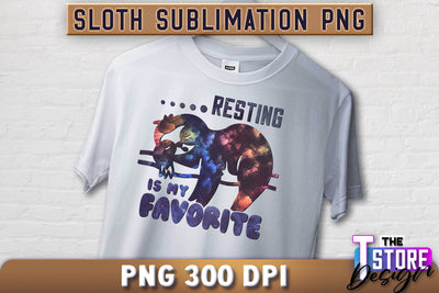 Sloth Quotes Sublimation | PNG Design | Lazy Design v.2 Sublimation The T Store Design 
