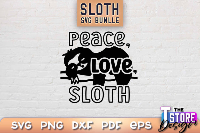 Sloth SVG Design | Lazy Design SVG | SVG File SVG The T Store Design 