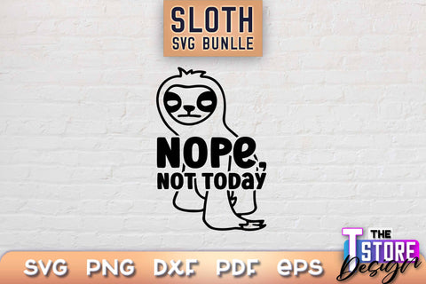 Sloth SVG Design | Lazy Design SVG | SVG File SVG The T Store Design 