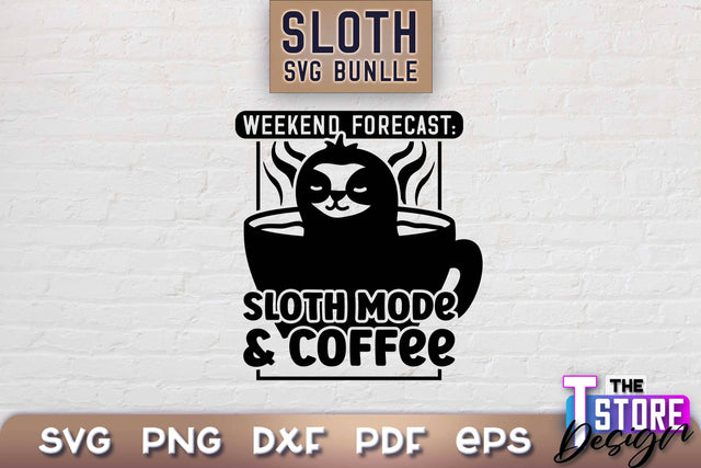 Sloth SVG Design | Lazy Design SVG | SVG File SVG The T Store Design 