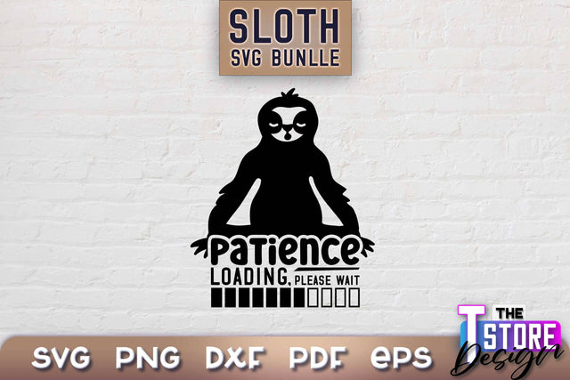 Sloth SVG Design | Lazy Design SVG | SVG File SVG The T Store Design 