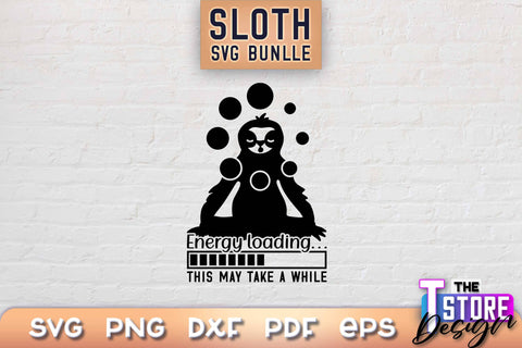 Sloth SVG Design | Lazy Design SVG | SVG File SVG The T Store Design 