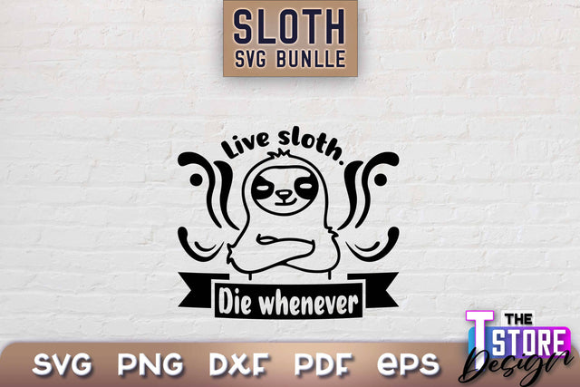 Sloth SVG Design | Lazy Design SVG | SVG File SVG The T Store Design 