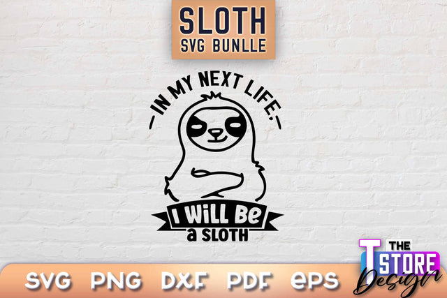Sloth SVG Design | Lazy Design SVG | SVG File SVG The T Store Design 