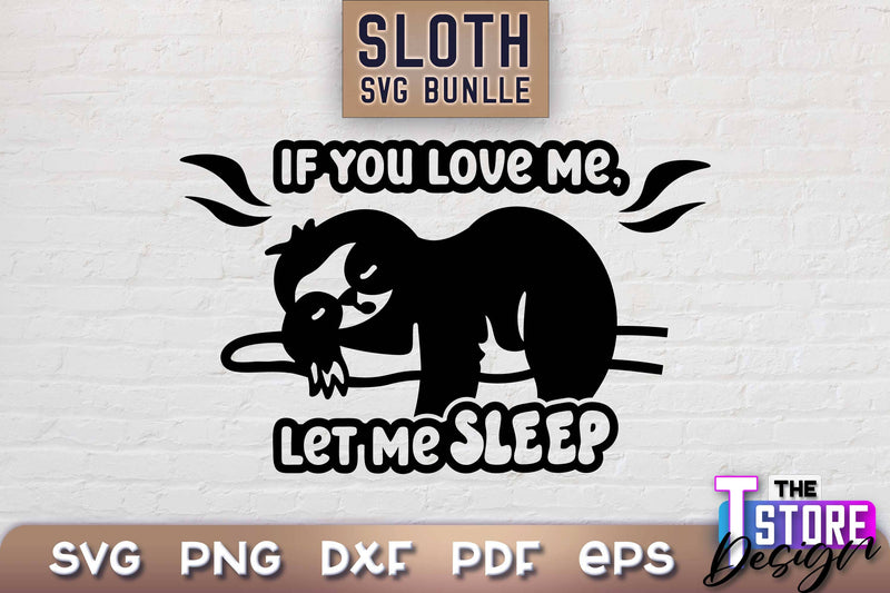 Sloth SVG Design | Lazy Design SVG | SVG File SVG The T Store Design 