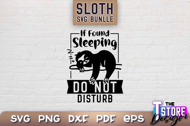 Sloth SVG Design | Lazy Design SVG | SVG File SVG The T Store Design 