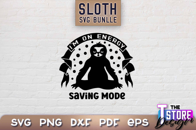 Sloth SVG Design | Lazy Design SVG | SVG File SVG The T Store Design 