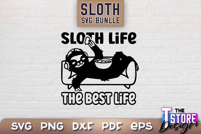 Sloth SVG Design | Lazy Design SVG | SVG File SVG The T Store Design 