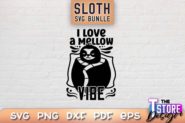 Sloth SVG Design | Lazy Design SVG | SVG File SVG The T Store Design 
