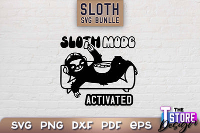 Sloth SVG Design | Lazy Design SVG | SVG File SVG The T Store Design 