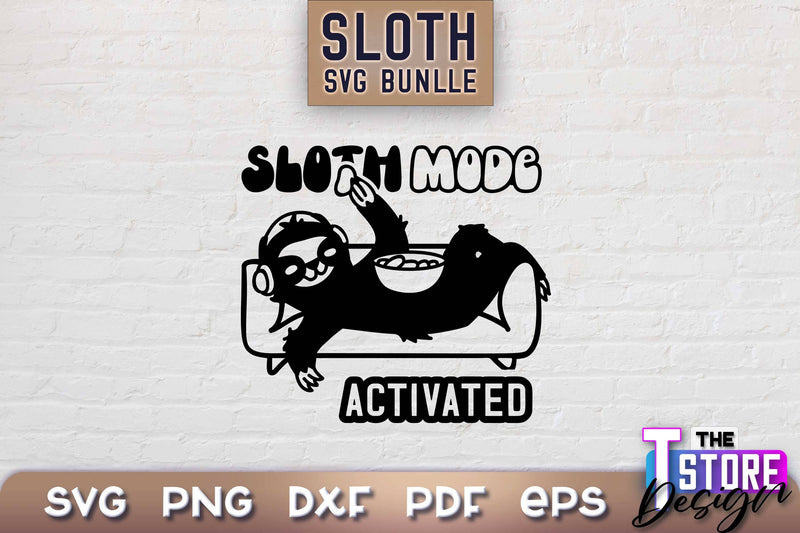 Sloth SVG Design | Lazy Design SVG | SVG File SVG The T Store Design 