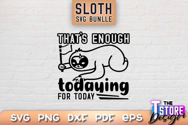 Sloth SVG Design | Lazy Design SVG | SVG File SVG The T Store Design 