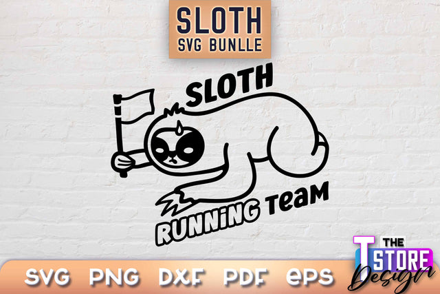 Sloth SVG Design | Lazy Design SVG | SVG File SVG The T Store Design 