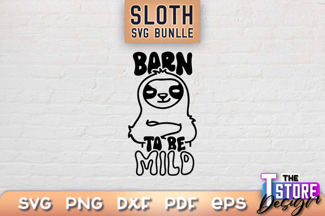 Sloth SVG Design | Lazy Design SVG | SVG File SVG The T Store Design 