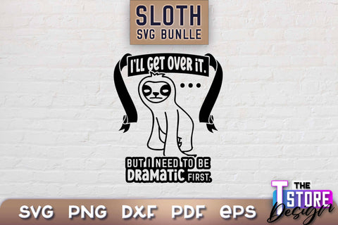 Sloth SVG Design | Lazy Design SVG | SVG File SVG The T Store Design 