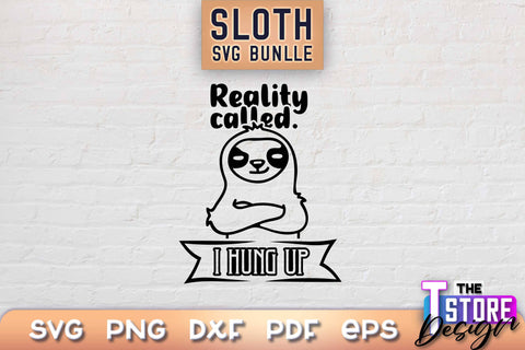 Sloth SVG Design | Lazy Design SVG | SVG File SVG The T Store Design 