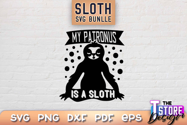 Sloth SVG Design | Lazy Design SVG | SVG File SVG The T Store Design 