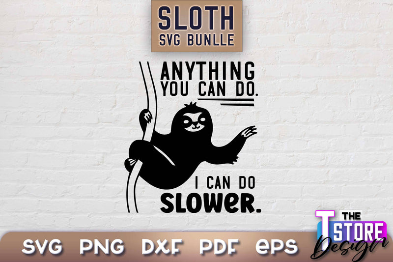 Sloth SVG Design | Lazy Design SVG | SVG File SVG The T Store Design 