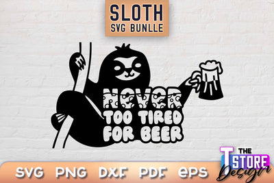 Sloth SVG Design | Lazy Design SVG | SVG File SVG The T Store Design 