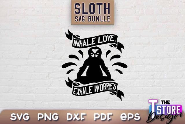 Sloth SVG Design | Lazy Design SVG | SVG File SVG The T Store Design 